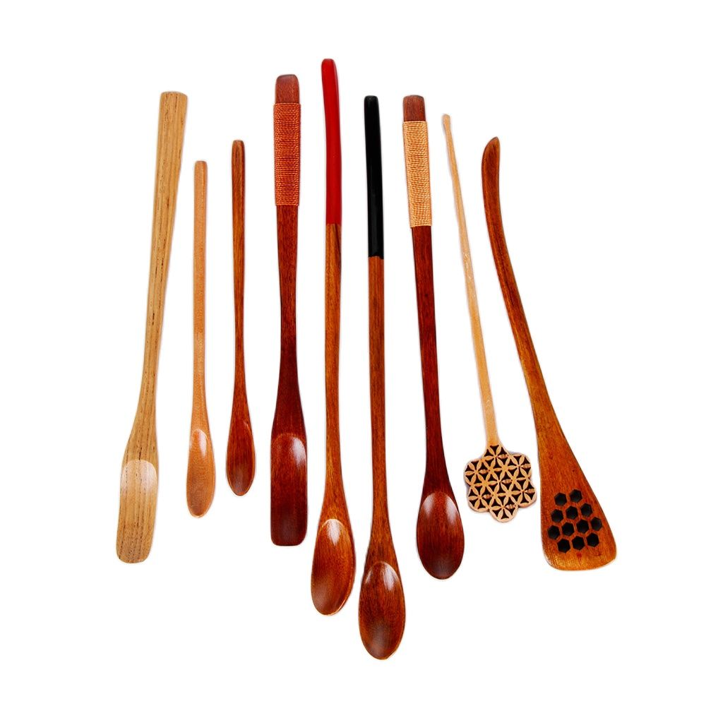 Bamboo Cutlery Set - Gỗ Nấu Ăn Tiện Dụng Lá