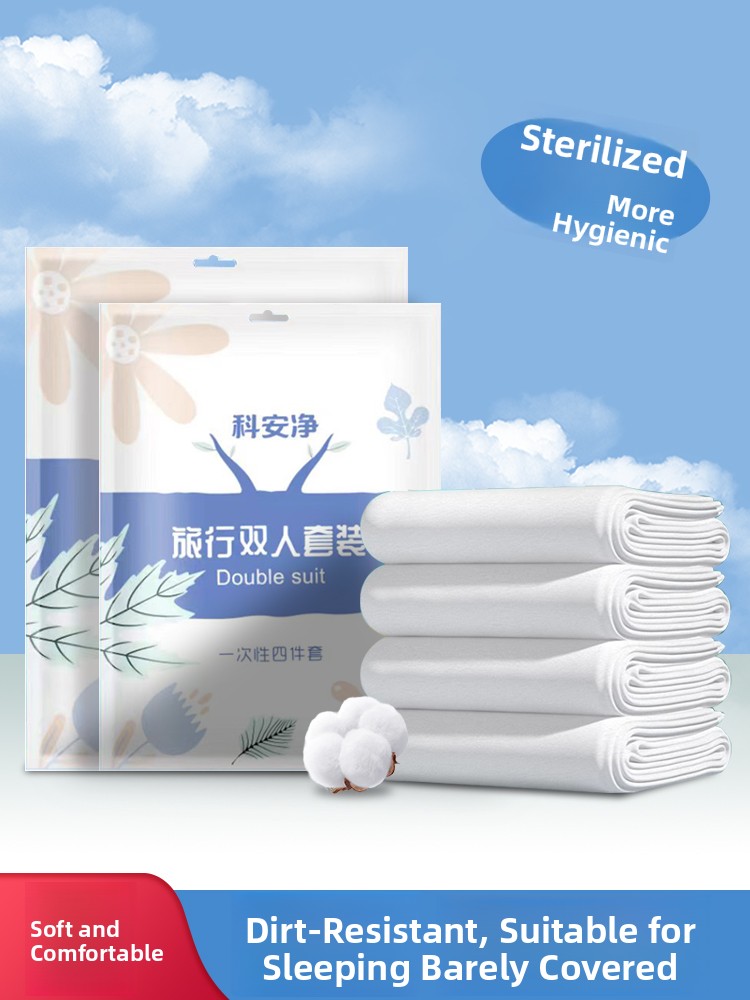 Linen Duvet Cover - Travel Disposable Bed eet Cover Pillowcase