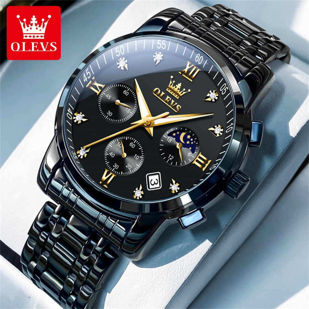 Luxury Lifestyle Products - OLEVS Popular men's watches stainless steel