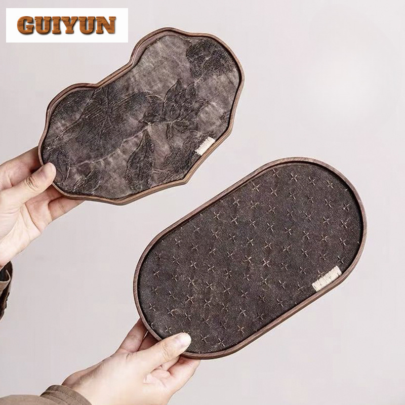 Black Walnut Small Tea Tray Sn - đánh giá và giá Wooden Serving Tray