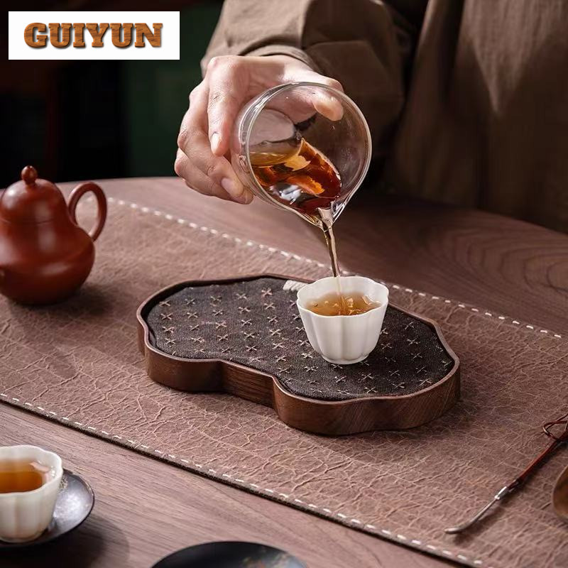 Black Walnut Small Tea Tray Sn - đánh giá và giá Wooden Serving Tray