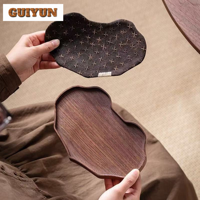 Black Walnut Small Tea Tray Sn - đánh giá và giá Wooden Serving Tray