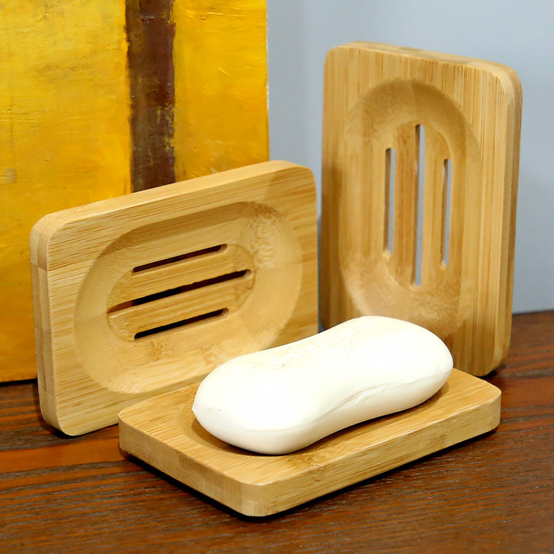 1 Pc Bamboo Wooden Soap Dish,  - đánh giá và giá Bamboo Cutlery Set