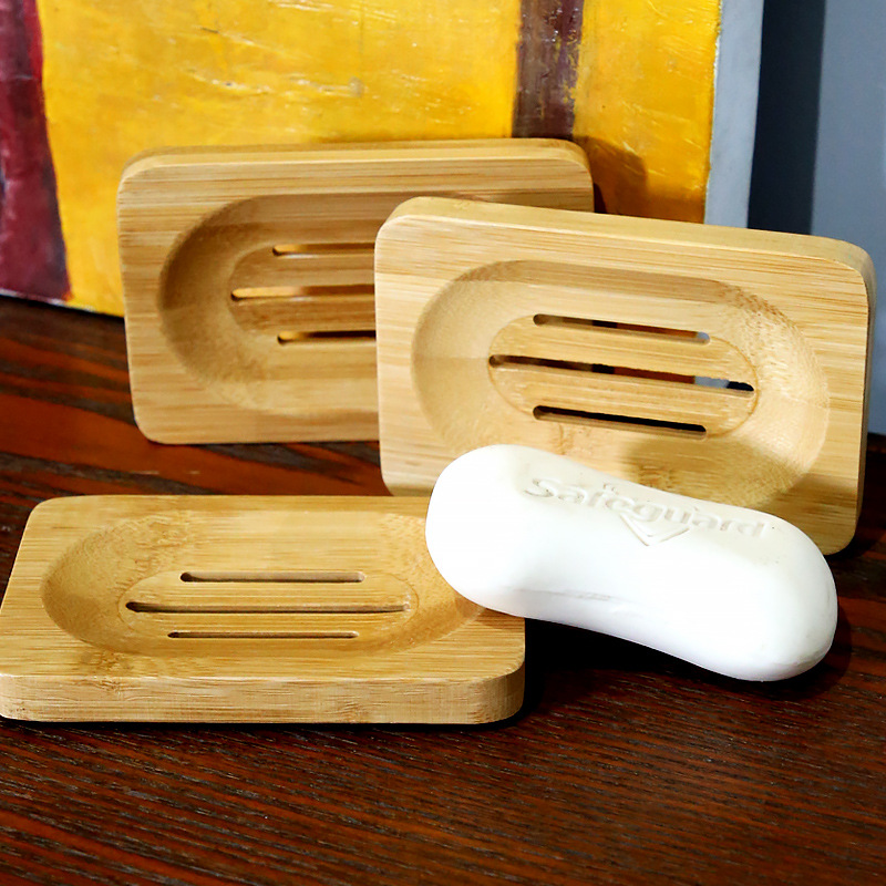 1 Pc Bamboo Wooden Soap Dish,  - đánh giá và giá Bamboo Cutlery Set