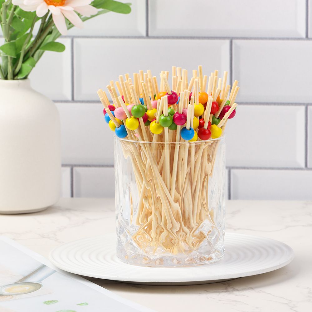 100Pcs Disposable Bamboo Picks - đánh giá và giá Bamboo Cutlery Set