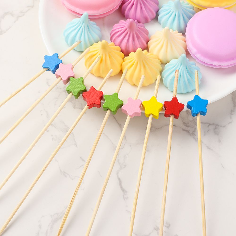 100Pcs Disposable Bamboo Picks - đánh giá và giá Bamboo Cutlery Set