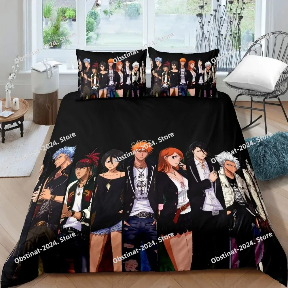 3D Bleach Kurosaki Ichigo Bedd - đánh giá và giá Linen Duvet Cover
