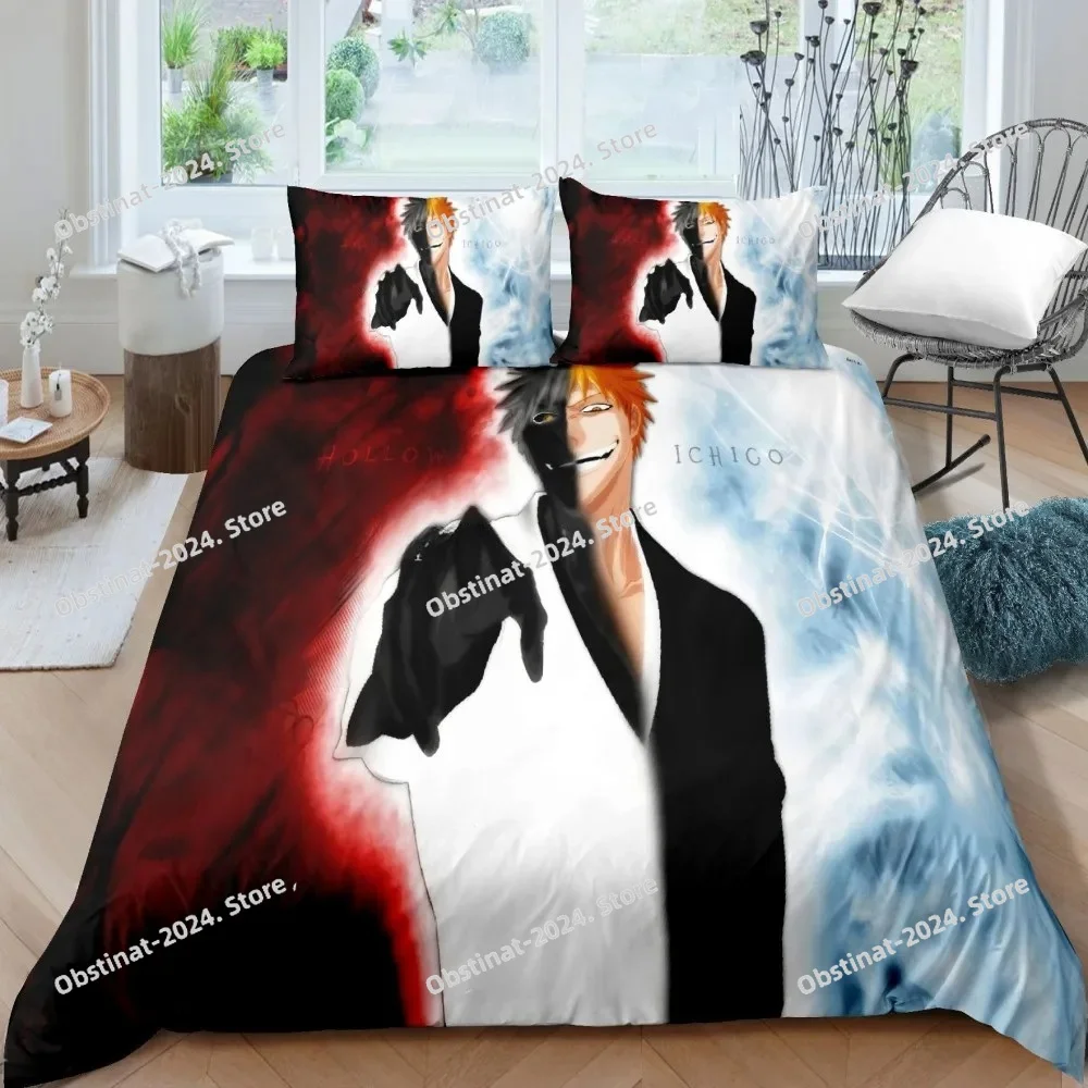 3D Bleach Kurosaki Ichigo Bedd - đánh giá và giá Linen Duvet Cover