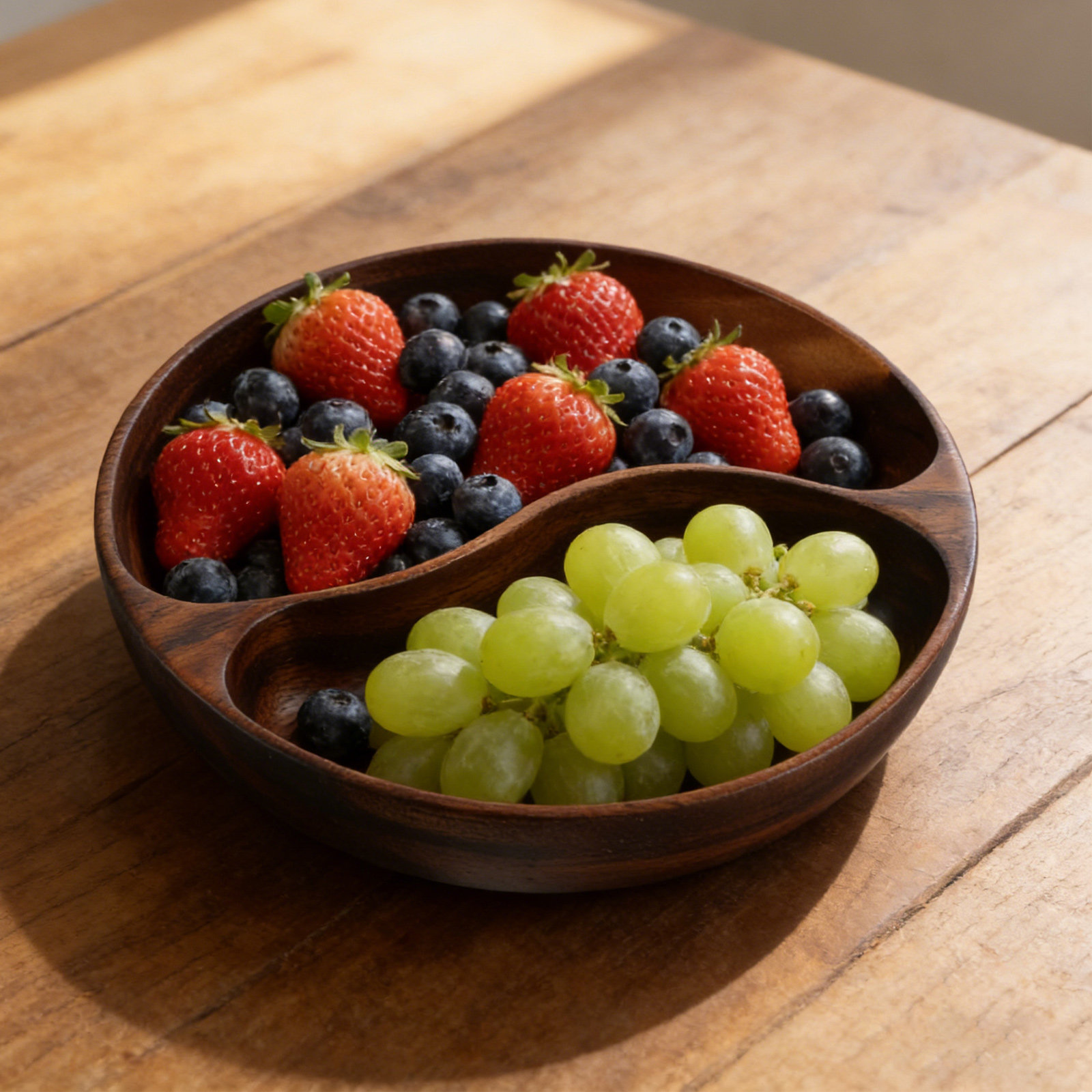 Divided Portion Plate Wooden S - đánh giá và giá Wooden Serving Tray