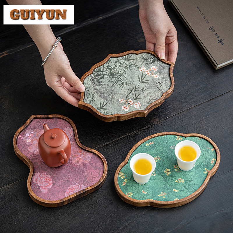 Handmade Walnut Wood Tea Tray  - đánh giá và giá Wooden Serving Tray