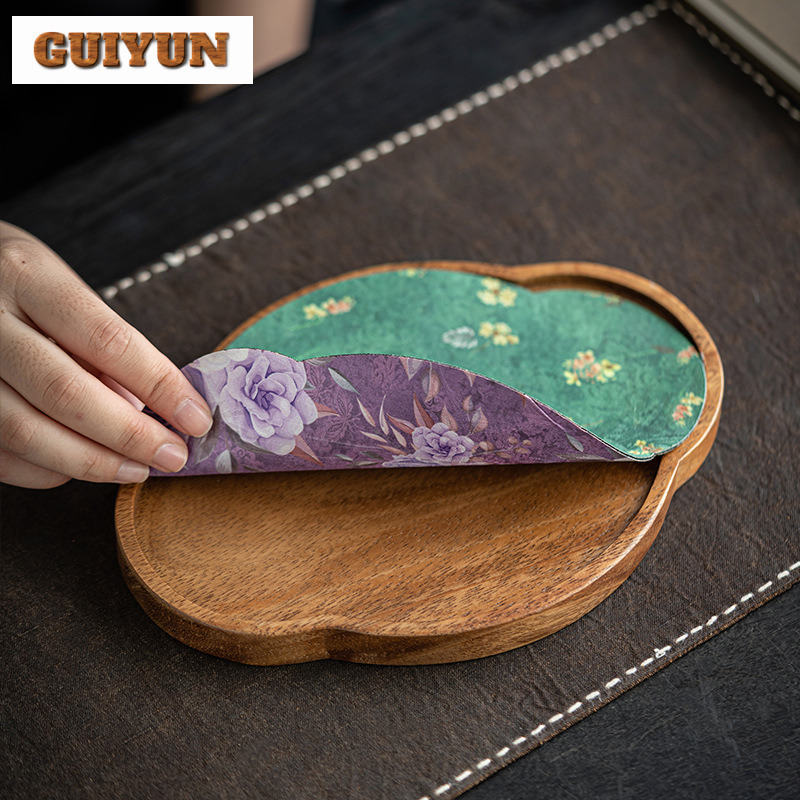 Handmade Walnut Wood Tea Tray  - đánh giá và giá Wooden Serving Tray