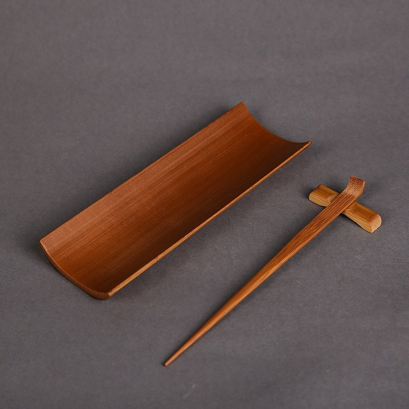 3/4/5Pcs Bamboo Carbonized Tea - đánh giá và giá Bamboo Cutlery Set