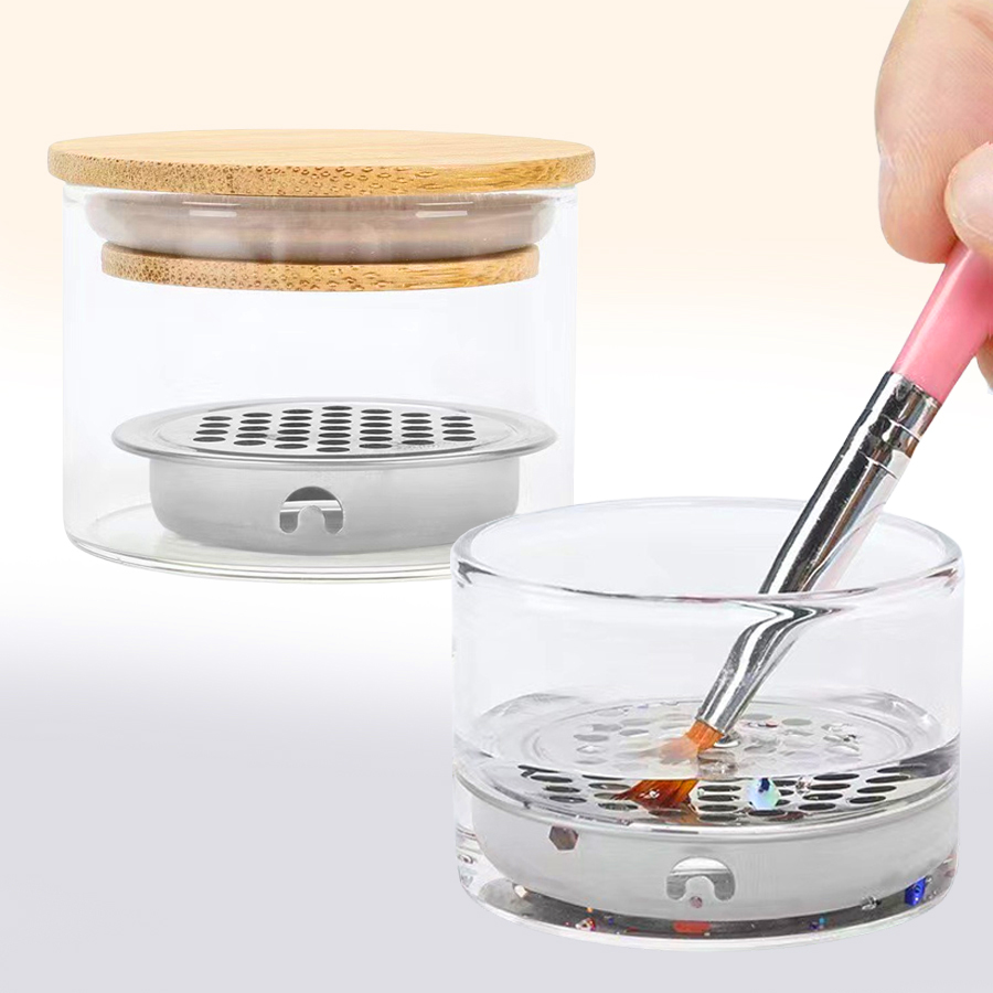 Nail Art Brushes Washing Cup N - đánh giá và giá Bamboo Cutlery Set