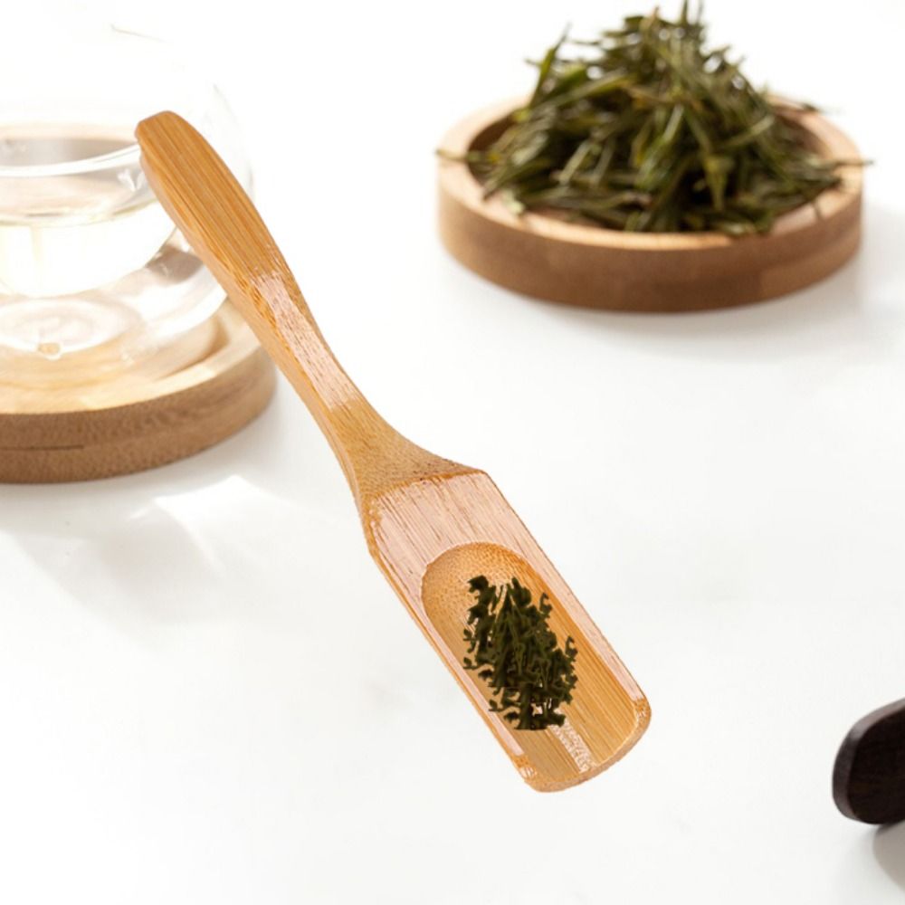 1Pc Natural Bamboo Tea Spoon C - đánh giá và giá Bamboo Cutlery Set
