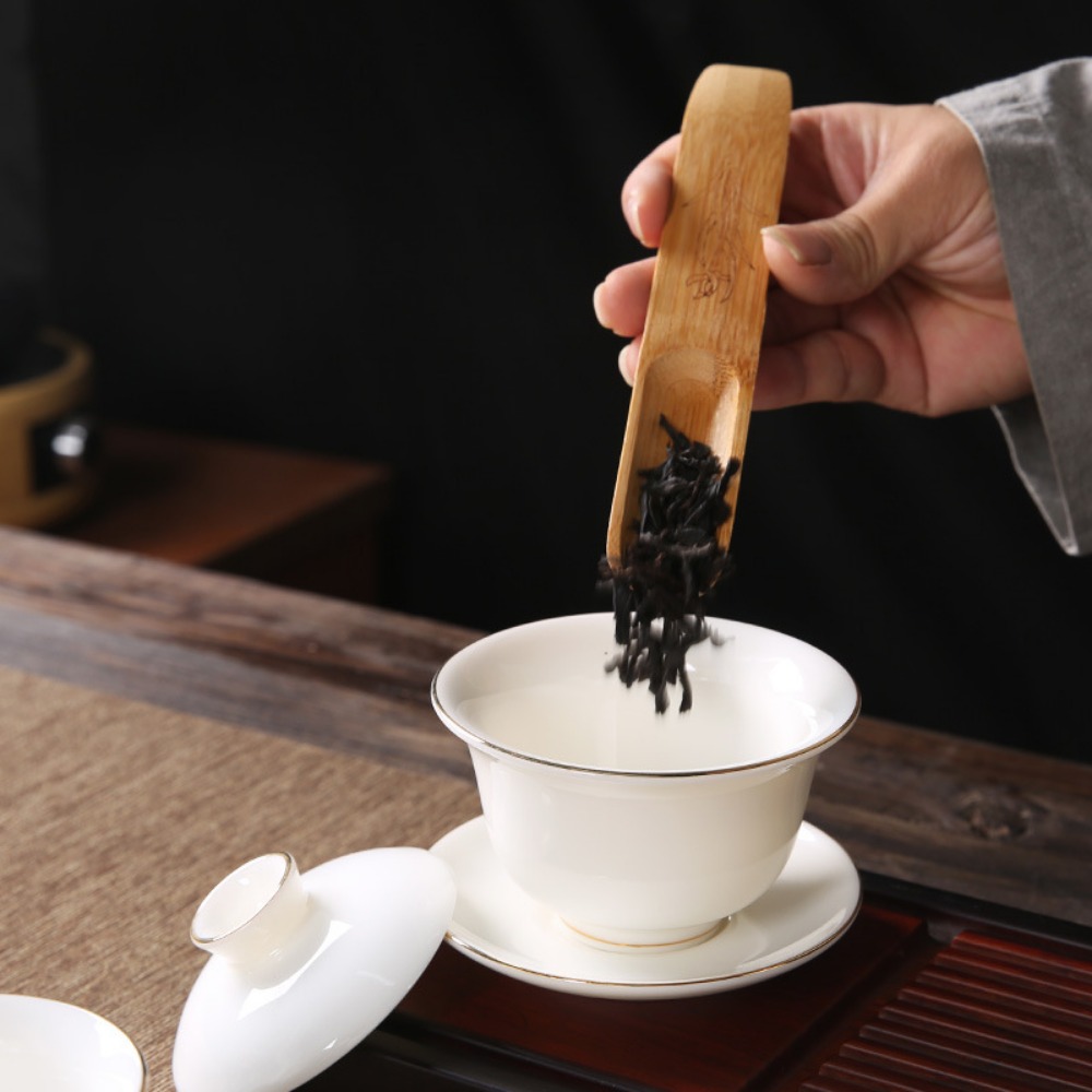 1Pc Natural Bamboo Tea Spoon C - đánh giá và giá Bamboo Cutlery Set