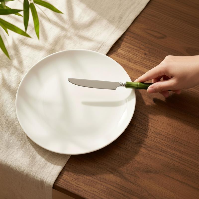 Practical Bamboo Handle Cutler - đánh giá và giá Bamboo Cutlery Set