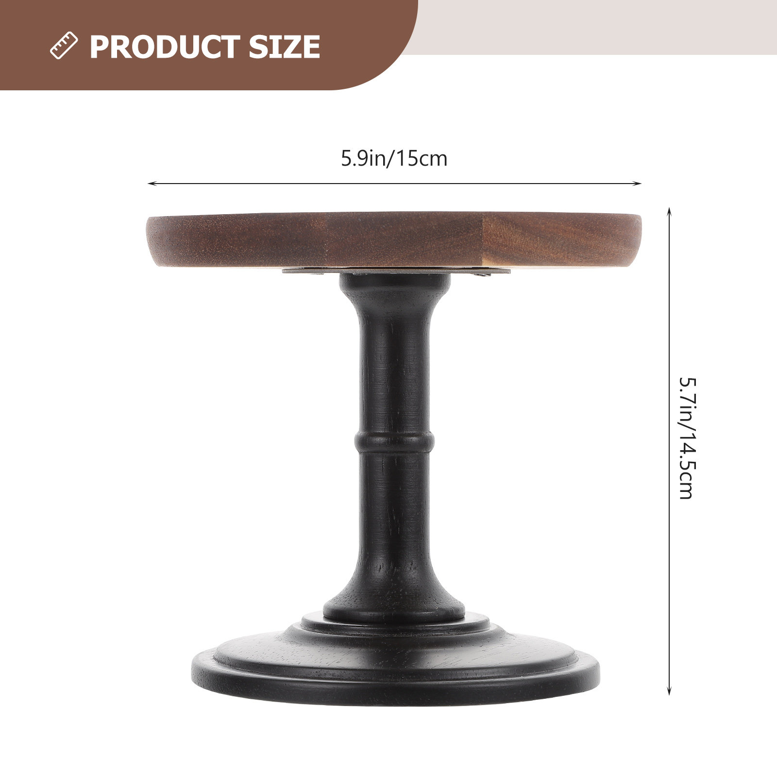 High Base Wooden Cake Stand El - đánh giá và giá Wooden Serving Tray