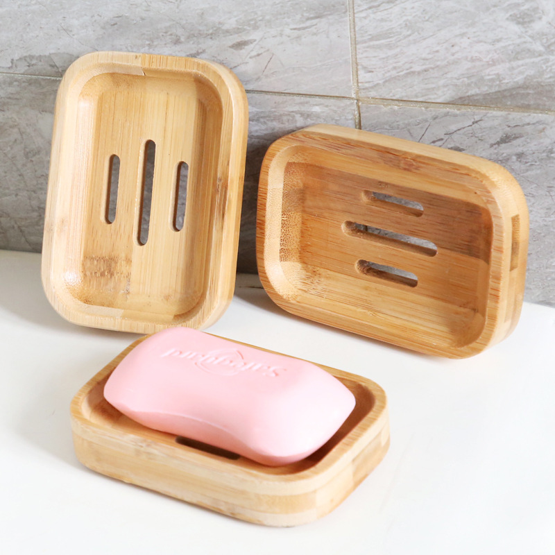 1 Pc Bamboo Wooden Soap Dish,  - đánh giá và giá Bamboo Cutlery Set