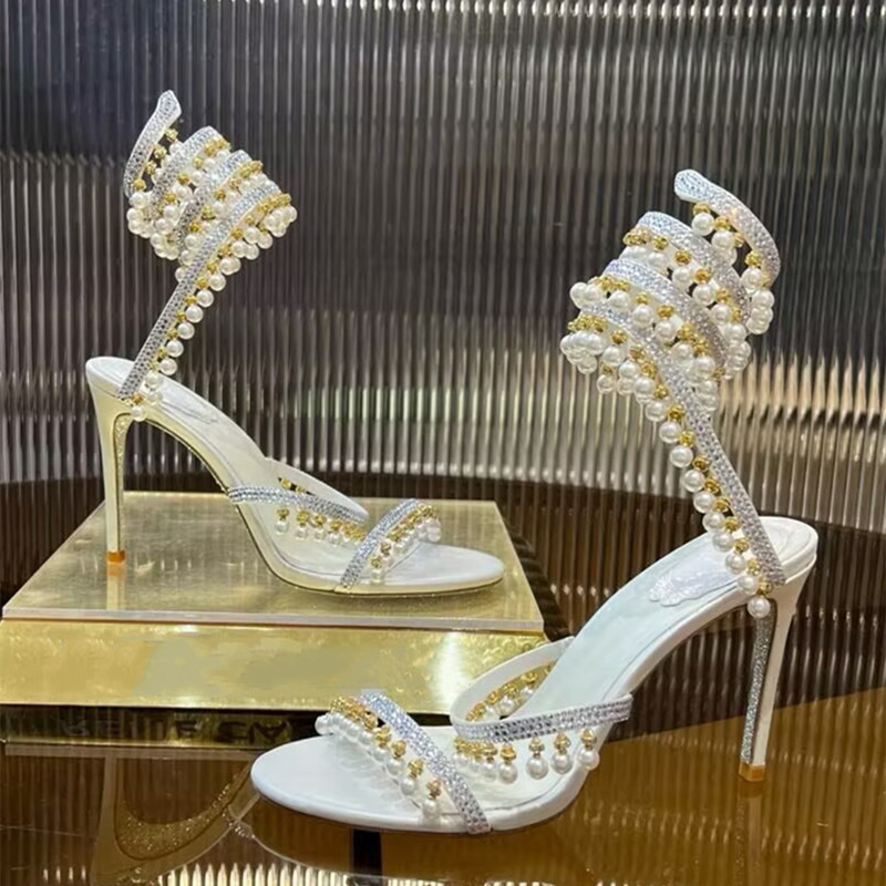 Luxury Rhinestones Pearls Tass - đánh giá và giá Luxury Lifestyle Shoes