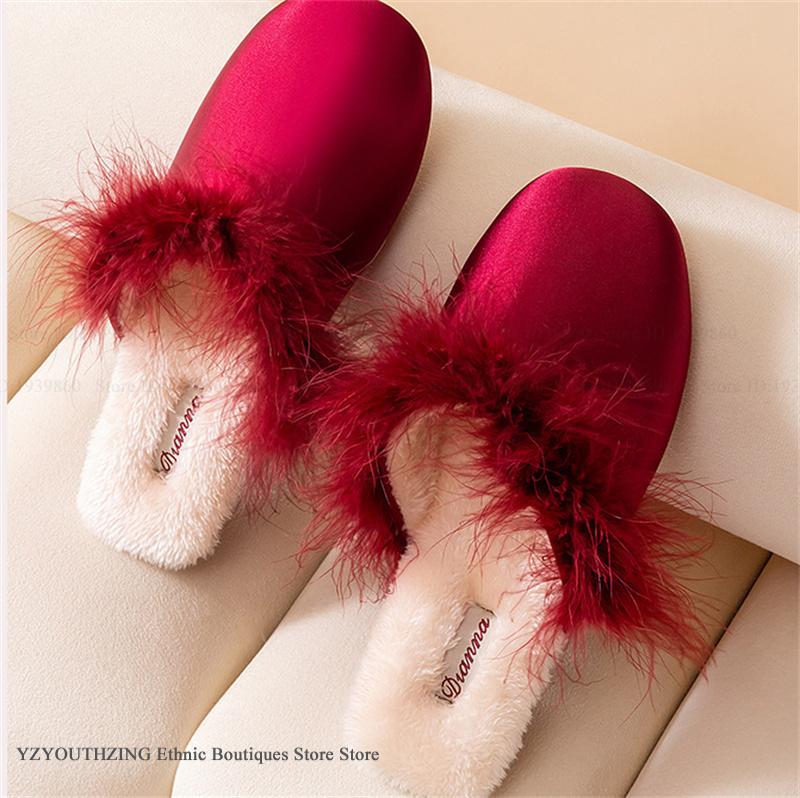 Luxury Feather Satin Fluffy Sl - đánh giá và giá Luxury Lifestyle Shoes
