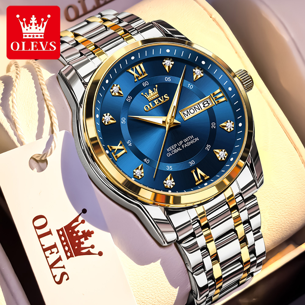 OLEVS Brand Fashion men's watc - đánh giá và giá Luxury Lifestyle Products
