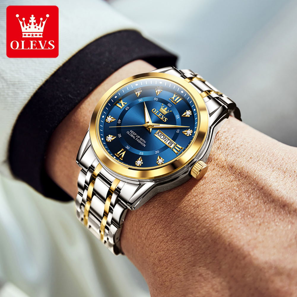 OLEVS Brand Fashion men's watc - đánh giá và giá Luxury Lifestyle Products