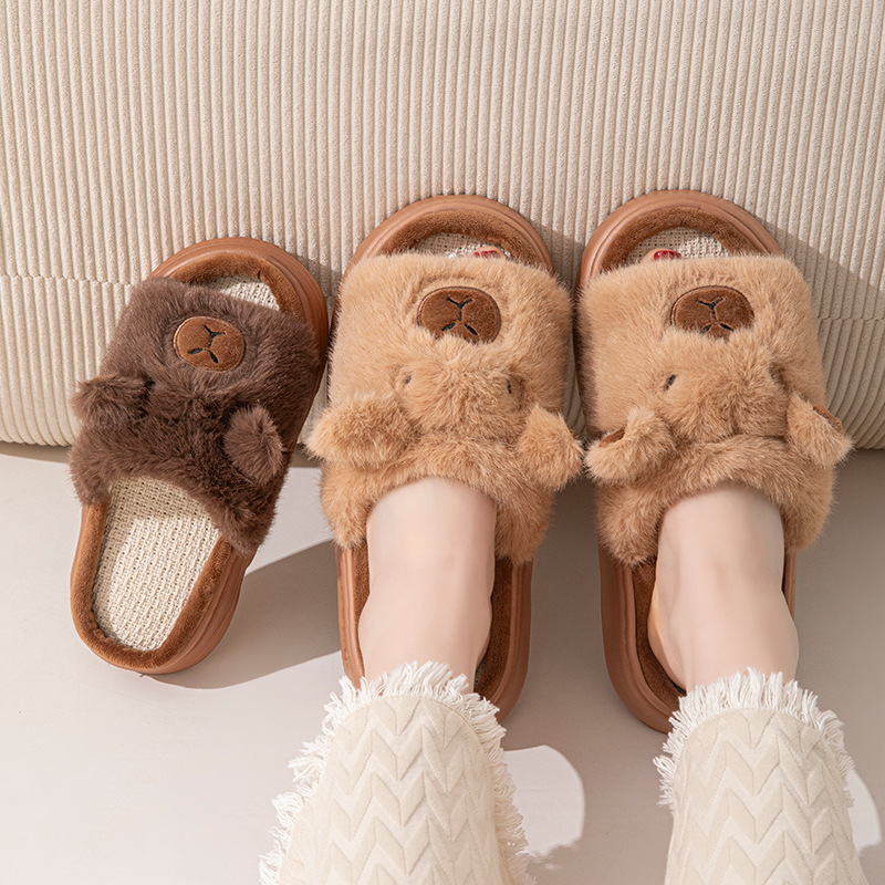 Hemp Cartoon Women's Slippers  - đánh giá và giá Luxury Lifestyle Shoes