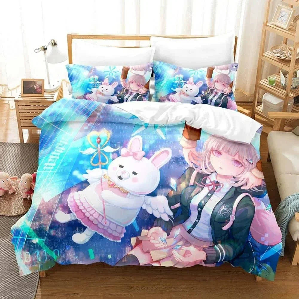 3D Danganronpa V3 Y2k Girls co - đánh giá và giá Linen Duvet Cover
