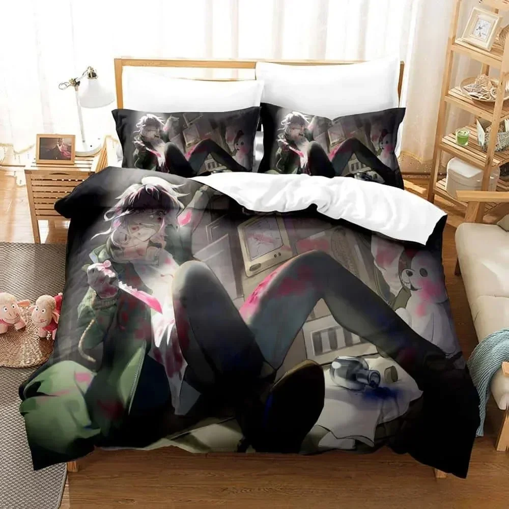 3D Danganronpa V3 Y2k Girls co - đánh giá và giá Linen Duvet Cover