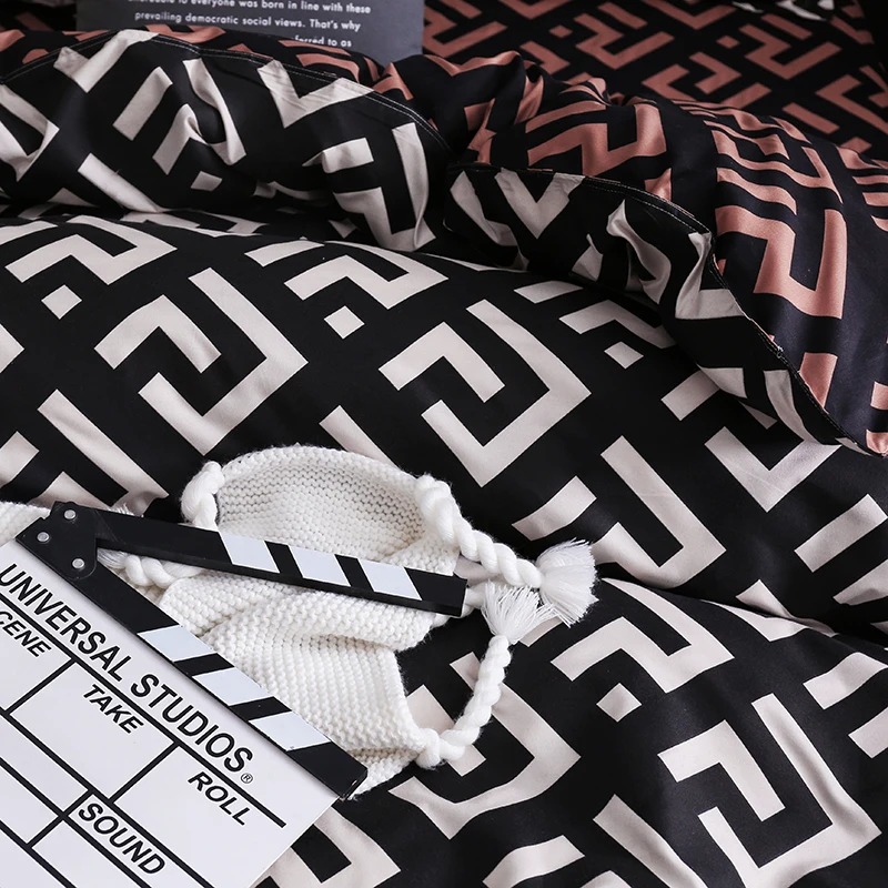 Luxury Black Bedding Comforter - đánh giá và giá Linen Duvet Cover