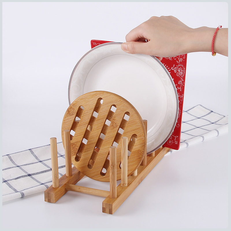 Kitchen Drainer Rack Dish Pot  - đánh giá và giá Bamboo Cutlery Set