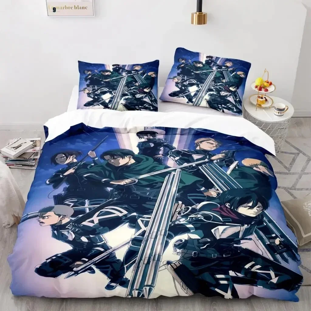 Anime Attack On Titan Home Tex - đánh giá và giá Linen Duvet Cover