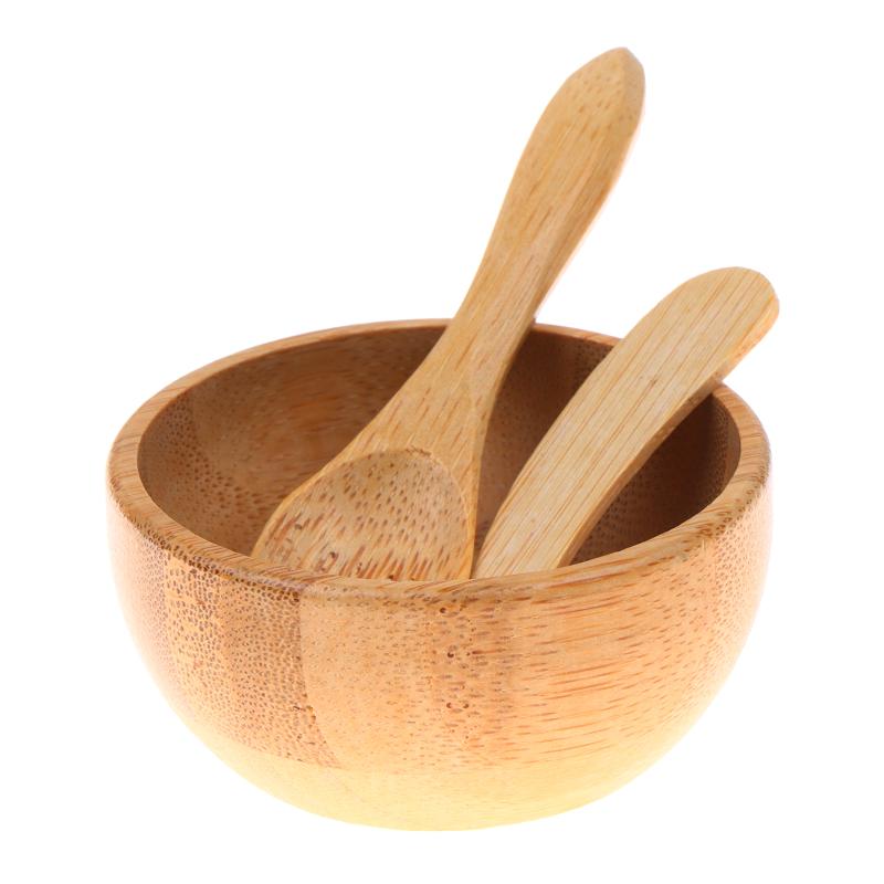 3pcs Mini Size Bamboo Diy Face - đánh giá và giá Bamboo Cutlery Set