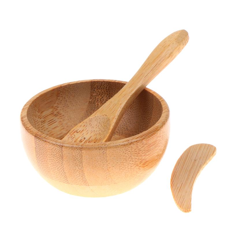 3pcs Mini Size Bamboo Diy Face - đánh giá và giá Bamboo Cutlery Set