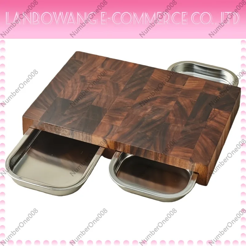 Walnut Cutting Board with Stai - đánh giá và giá Wooden Serving Tray