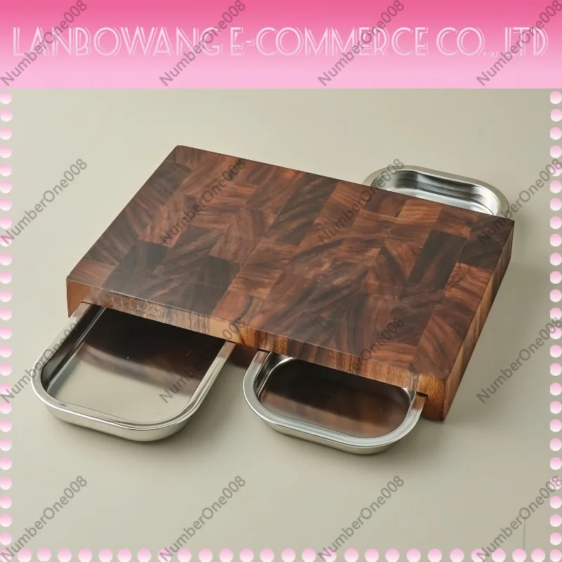 Walnut Cutting Board with Stai - đánh giá và giá Wooden Serving Tray